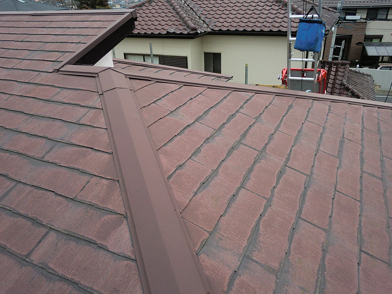 屋根カバー工法（横暖）施工の流れ