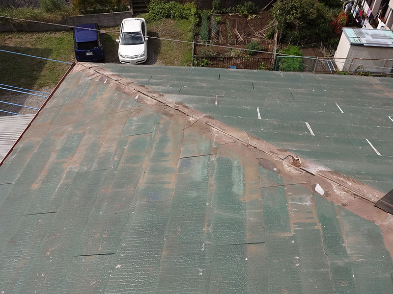 他社施工の屋根 雨漏りの修理・修繕